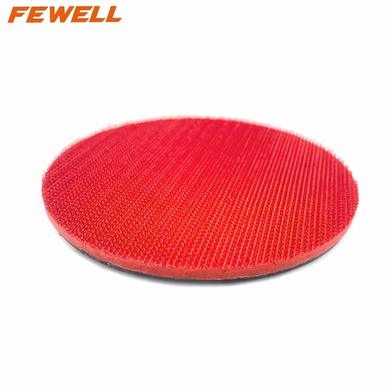 4 Zoll 100 mm M14 Gummi-Klettverschluss-Trägertellerhalter, Kunststoff-Trägerteller für Polierscheiben